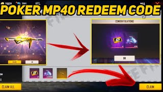 Get unlimited redeem code of poker mp40 || Poker mp40 redeem code new trick || Free fire redeem code