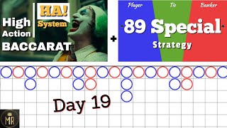 Day 19 | HA! System + 89 Special Baccarat Strategies Played Together!