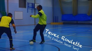 Football skills: Carlos Tevez Roulette Turn – Beat any defender 1v1]Tutorial