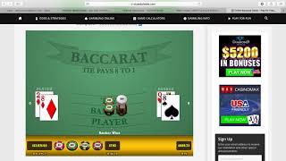 Big Bet baccarat part 2..