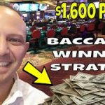 Professional Gambler Makes $1,600 With Baccarat Winning Strategy At Rivers Casino In Pittsburgh.