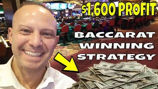 Professional Gambler Makes $1,600 With Baccarat Winning Strategy At Rivers Casino In Pittsburgh.