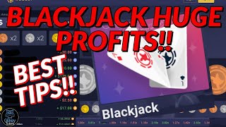 BLACKJACK TIPS FOR HUGE PROFITS!!