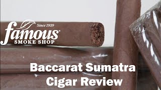 Baccarat Sumatra Cigars Review – Famous Smoke Shop
