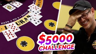 1,500 to $5,000 BLACKJACK BATTLE – David vs. Timmy #1