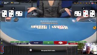 Baccarat Winning Strategy ” LIVE PLAY ” By Gambling Chi 8/12/20