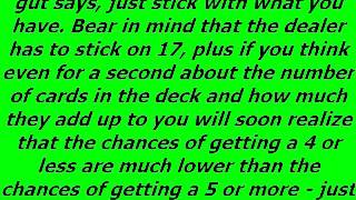 Tips For The Blackjack Player