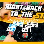 Right Back To The Start! Low Stake Blackjack Table | $100 Buy In
