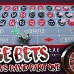 HUGE BETS!! LIVE ROULETTE BATTLE – Timmy Vs. David