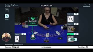 Casino Live dealers blackjack review on Bovada !!!!!
