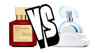 Baccarat Rouge 540 Extrait VERSUS Ariana Grande Cloud