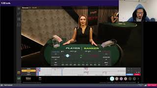 Baccarat Winning Strategy – $10 to $1000 Flat Betting – Live Session #8