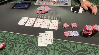 ALL-IN DOUBLE UP WITH QUADS!