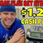 Baccarat Flat Bet Strategy- Christopher Mitchell Makes $1,225 Cash Profit.