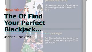 The Of Find Your Perfect Blackjack Strategy William Hill Vegas