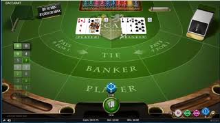 Baccarat Win Strategy💰💰💰💰 Advance Martingale Trick 🔥💰🔥💰$23.00 win🔥💰🔥💰 in 7 mins in and out real fast