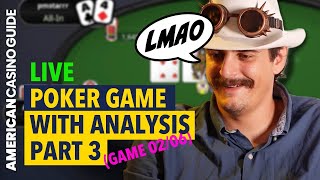 LATE NIGHT POKER – WATCH & LEARN Texas Hold ‘Em | Split Pots SUCK! | 02/06 PT3