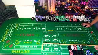 Aggressive tower craps strategy with house money