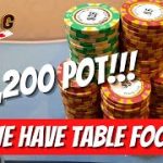 Poker Vlog – $1,200 POT WITH A SET!!! EVERY POT IS HUGE!?!?! (Deep Stacked $1/$2) Stupid BIG ACTION!