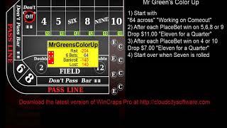 “Mr Greens Color Up” How to play craps nation strategies & tutorials 2020