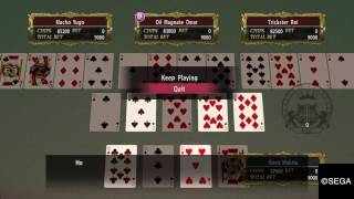 Yakuza 0 – BlackJack/ Poker Minigames Completion strategy