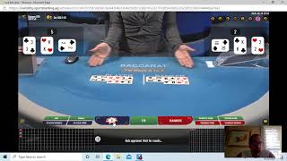 Baccarat Winning Strategy ” LIVE PLAY ” By Gambling Chi 9/28/20