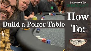 Learn to build a Poker Table | Woodcraft 101