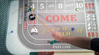 Craps Strategy.  The Aggressive “V” #LasVegas #Vegas #don’t #darkside #POUND