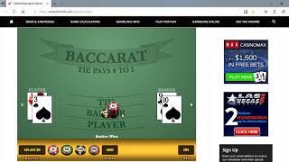 Baccarat Winning Strategies with $25.00 chips MY DREAM 6/15/19
