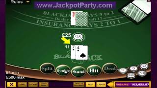 JACKPOT PARTY ‘HOW TO PLAY ONLINE BLACKJACK’  VIDEO TUTORIAL