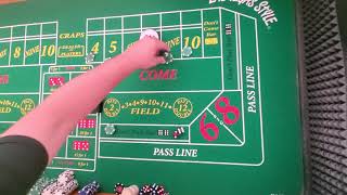 Craps strategy $220 Regression! Plus an UT OH