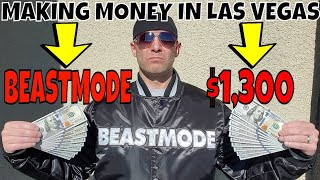 Making Money In Las Vegas- Christopher Mitchell’s BEASTMODE Baccarat Strategies Make $1,300 Profit.