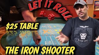 Craps Strategy $25 TABLE – THE IRON SHOOTER to try to win at craps – Regress to Iron Cross strategy.