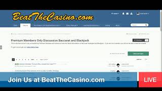 Join the Baccarat discussion at BeatTheCasino.com