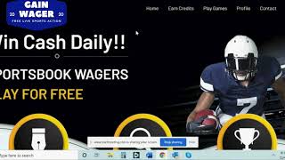 Tutorial How To Use GainWager / Sport Wagering