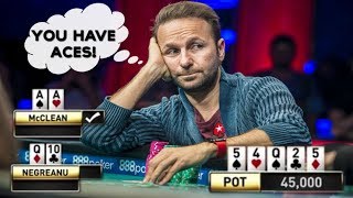 MOST AMAZING DANIEL NEGREANU POKER READS EVER!