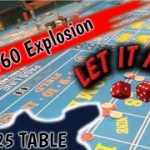 Craps Strategy $25 TABLE – THE $160 EXPLOSION to try to win at craps