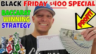 $400 Black Friday Special- Christopher Mitchell’s Baccarat Winning Strategies & Personal Coaching.
