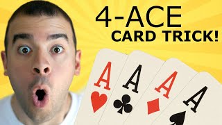 Learn This Cool Four-Ace Poker Trick – Easy Card Tricks No Sleight of Hand