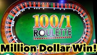100/1 ODDS ROULETTE. HOW TO WIN AT WILLIAM HILL FOBT. MILLION DOLLAR WIN AT WILLIAM HILL