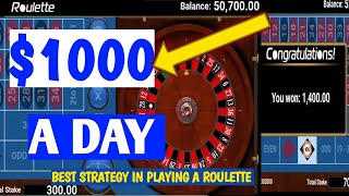 Roulette Strategy To Win Best Roulette Strategy