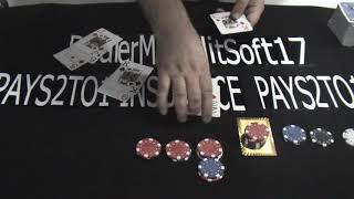 BlackJack Strategy Demo (six deck – day 14 – splits 10s )