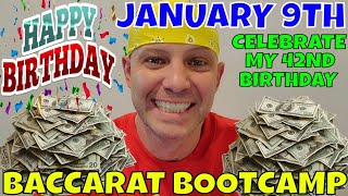 Christopher Mitchell Las Vegas Strip 42nd Birthday Celebration & Baccarat Bootcamp.