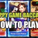 HAPPY GAME BACCARAT- PAANO LARUIN?