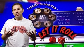 Craps Lucky Shooter Side Bet –  Fun but hard side bet to try to win at craps!