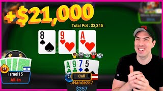 I JUST WON $21,000 PLAYING POT LIMIT OMAHA CASH GAMES!