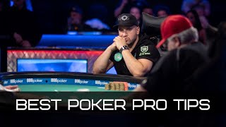 The Best Poker Pro Tips | How to Win at Texas Hold’em