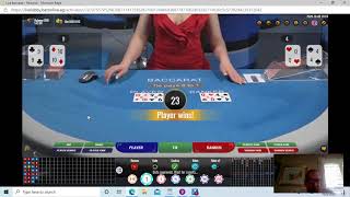 Baccarat Winning Strategy ” LIVE PLAY “By Gambling Chi