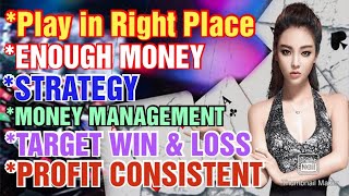 Baccarat Winning Strategy | Listen Me If You Want Profit Consistent in Bacacart | Thank You