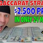 Christopher Mitchell “NEW” Baccarat Winning Strategy Makes $2,500 In Only 24 Minutes.